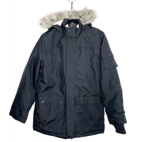 NEW All In Motion Women’s Hooded Parka - Black - Picture 1 of 10